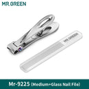MR.GREEN Nail Clippers Wide Jaw Opening Stainless Steel Fingernail Clipper Thick Hard Toenail Cutter Manicure Scissors tools