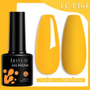 LILYCUTE Dark Grey Matte Color Series Gel Nail Polish Winter Long Lasting Full Coverage Manicure Soak Off Nails Art Gel Varnish