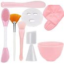 8Pcs Face Mask Mixing Bowl Set DIY Facemask Mixing Tool Kit Facial Mask Bowl Silicone Soft Face Brushes Spoons Beauty Tools