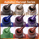 LILYCUTE 7ml Autumn Harvest Gel Nail Polish Red Brown Winter Series All For Manicure Semi Permanent Soak Off UV LED DIY Nail Art