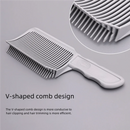Barber Fade Combs Hair Cutting Tool Hair Comb Curved V-shaped Barber Comb Positioning Gradient Detangling Hair Magic Hot Sale