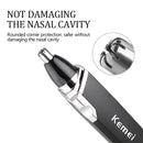 Kemei professional nose hair trimmer beard trimer mens eyebrow nose trimmer for nose and ear cleaner hair removal machine