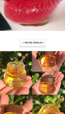 Transparent Honey Pot Lip Mask Moisturizes, Moisturizes, Lightens Lip Lines, Sleep Lip Mask, and Lip Care