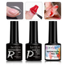 LILYCUTE 7ML Watercolor Nail Gel Peelable Base Gel Polish Function Nail Semi Permanent Soak Off UV Gel Nail Art Manicure Varnish