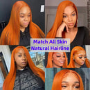 24 26 30 Ginger Orange Real Human Hair Bundles