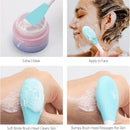 Silicone Facial Cleansing Mask Brush Multi-functional Facial Skincare Scrub Exfoliator Scrub Pore Blackhead Deep Cleaning Tool