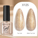 LILYCUTE 7ML 125 Colors Gorgeous Glitter Red Nail Gel Polish Semi Permanent Soak Off LED UV Gel Nail Art Manicure Varnish