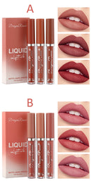 3 PCS Liquid Lipsticks Set Long Lasting Make Up For Women Korean Beauty Cosmetics Matte Lipsticks Waterproof Long lasting