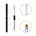 New Gel Brush and Clip Two-In-One Design, Nail Brush and Scraper, Special Gel Nail Brush Tool for Artificial Nail Extension and Gel Application