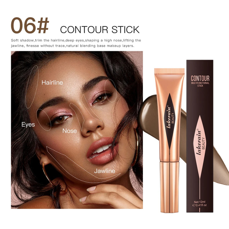 Liquid Contouring Highlighter Stick Matte Brightening Primer Highlighter Nose Shadow Silhouette Small V Face Blush Highlight