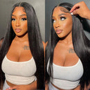 Straight Human Hair Bundles With A Closure Human Hair 24 Inch Transaprent Lace 4x4 5x5 2x6 Hd Lace Closure 3-5 Workdays Delivery