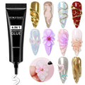 NICOLE DIARY 3D Nail Art Rhinestone Gel Sculpting gel Carvings & Shape Molding Flower Gel Semi Permanent Manicure Nail Art