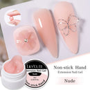 LILYCUTE 8ml Clear Non Stick Hand Solid Extension Nail Gel Polish Carving Flower Construction Nail Art Gel Acrylic Hard Varnish