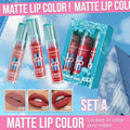Watery Black Lipstick Hydrating Lip Fullness Lip Gloss Lasting Velvet Lip Glaze Set Pearlescent Fine Sparkling Lipstick Liquid