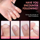 120 Pieces of Transparent Coffin/Almond/Fine High Heels/椭圆形/Square/Other Shape Style Boxed Nails, 12 Sizes Full Coverage Acrylic Pressure-Stick Nails, Suitable for Home DIY Manicure, Art and Manicure Salon Use or Gifts