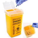 1L Plastic Waste Bin Collection Container Tattoo Needle Tip Accessories Medical Supplies Tattoo Waste Box Makeup Accessories