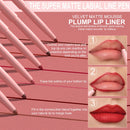 6pcs Lip Liner Pen Set Long-Lasting, Waterproof Sweatproof, Easy Coloring Non-fading Color Rendering Lip Gloss Set Beauty Makeup