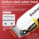 Kemei 809A Professional Hair Trimmer Adjustable Electric Cord/Cordless Hair Clipper For Men Haircut Machine Led Display