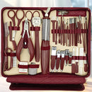 42pcs Professional Manicure & Pedicure Set | Stainless Steel Nail Clippers, Cuticle Nippers, Portable Travel Case, Beauty Tools