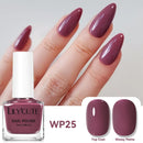 LILYCUTE 7ml Water-Based Nail Polish Pink Gittler Color Long Lasting Quick Drying No Need of Lamp to Cure Nail Supplies For Nail