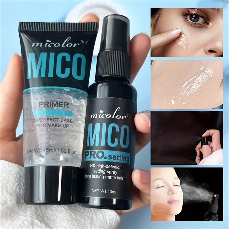 2pcs Makeup Primer & Setting Spray Duo