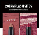 6-Piece Matte Velvet Crayon Lipsticks Waterproof Eye Shadow Set