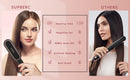 AP02 Negative Ionic Hair Straightener Brush, Fast Heating, Anti-Scald & Auto-Shut Off Hair Brush Straightener for Women