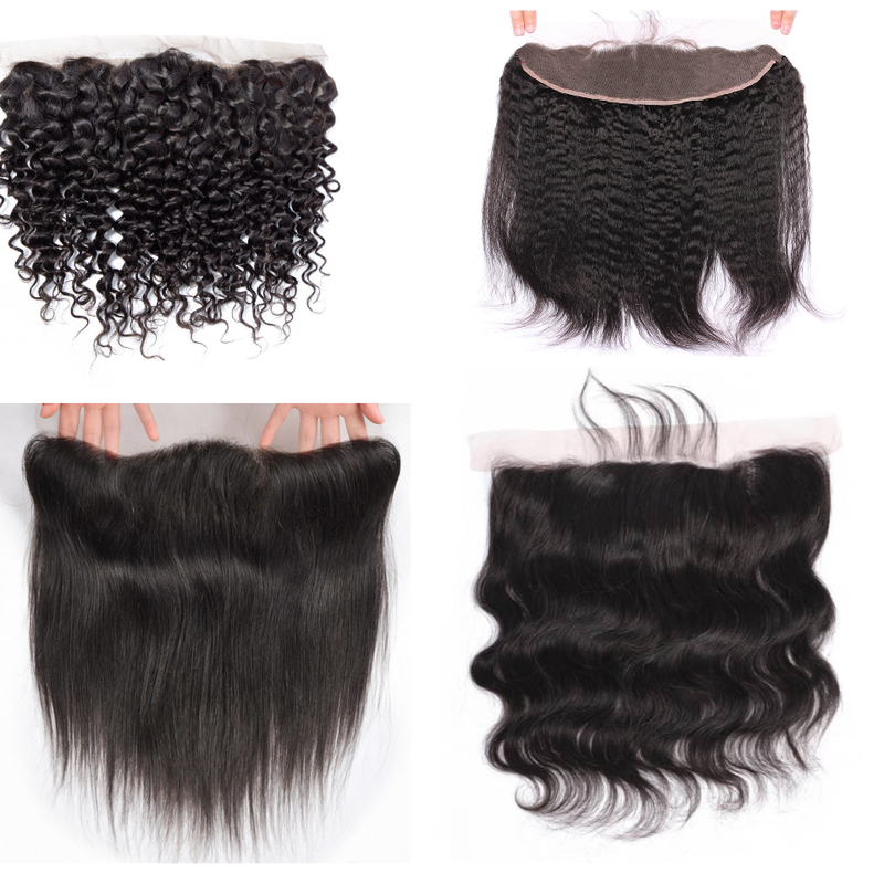 10A Grade MIDDLE PART HD Transparent 13x4 Lace Frontal Closure All Tex