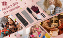 AP02 Negative Ionic Hair Straightener Brush, Fast Heating, Anti-Scald & Auto-Shut Off Hair Brush Straightener for Women