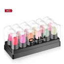 12-Color Waterproof Eyeshadow Lipstick Set 2 in 1 Lip And Eye Makeup Shimmer Glitter & Highlighter Pens Creamy Texture Long Lasting Travel Friendly