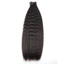 Super Double Drawn 12A Grade Kinky Straight BUNDLES with CLOSURES & FR