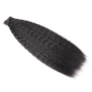 Beumax Double Drawn 12A Grade kinky Straight BUNDLES with CLOSURES &