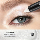 6-Piece Matte Velvet Crayon Lipsticks Waterproof Eye Shadow Set