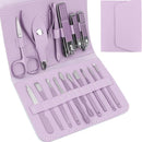 16pcs Nail Clippers Manicure Tool Set, With Portable Travel Case, Cuticle Nippers And Cutter Kit, Professional Nail Clippers Pedicure Kit, Grooming Kit For Travel, Manicure Kit For Men, Nail Kit Set