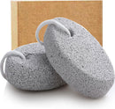 Natural Foot Pumice Stone Feet 2-Pack Lava Pedicure Tools Hard Skin Callus Remover Feet and Hands