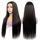 180% Density Full 2x6 Transparent Lace Front Straight Human Hair Wigs