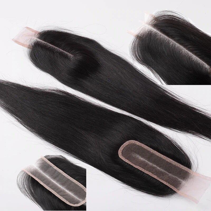 10A Grade Brazilian  Straight 2x6 Lace Closure Kim K Closure Remy Huma