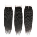 10A Grade Kinky Straight 4x4 Brazilian 5x5 Lace 6x6 Closure Remy Human