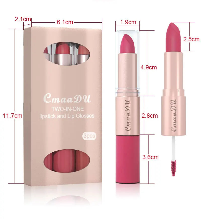 Double Ended Matte & Gloss Lipstick