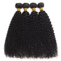 3 Bundles Curly Human Hair Extensions Silky Straight 10A Grade Body Wave Raw Mink Virgin Hair Bundles