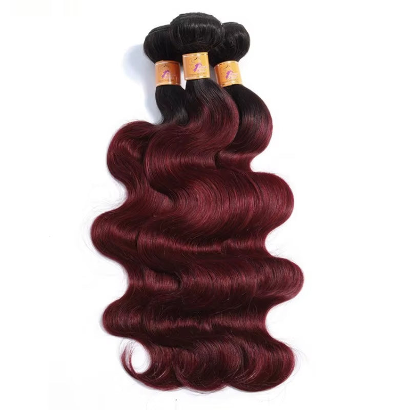 3 Bundles Curly Human Hair Extensions Silky Straight 10A Grade Body Wave Raw Mink Virgin Hair Bundles