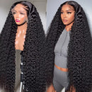 Beumax 13x6 Jerry Curl Lace Frontal Human Hair Wigs