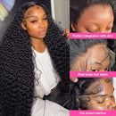 Beumax 13x6 Jerry Curl Lace Frontal Human Hair Wigs