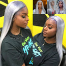 Gray 10A Grade Silver