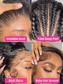 Burmese Curly 13x4 Lace Frontal Human Hair Wig HD Lace Wig