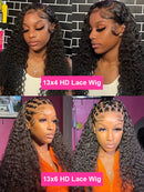 Burmese Curly 13x4 Lace Frontal Human Hair Wig HD Lace Wig