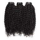 Beumax Double Drawn 12A Grade Bebe Pissy Curl BUNDLES with CLOSURES &