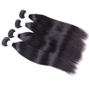 BeuMax 10A Grade 3/4 Straight Hair Bundles with 4x4 Closure Brazilian
