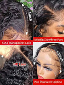 BeuMax 4x4 water Wave 5x5 Lace Closure wig 6x6 Human Hair Wigs