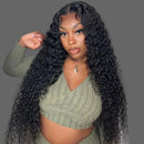 BeuMax Brazilian 13x4 water Wave Lace Front Human Hair Wigs